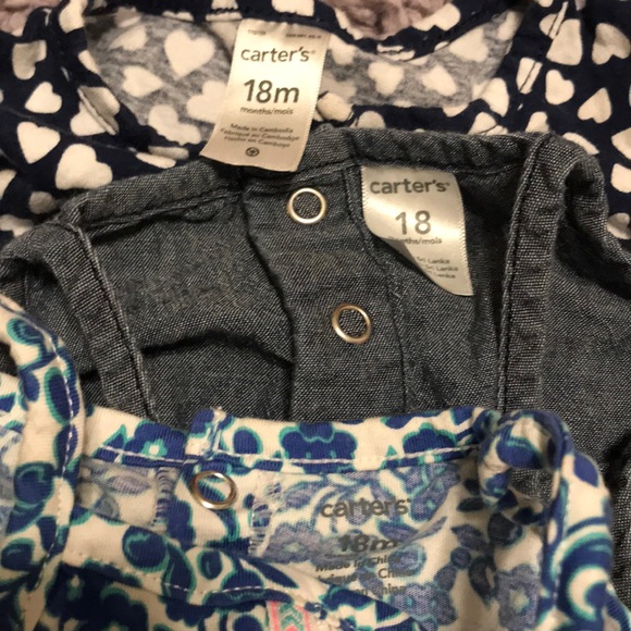 3 Carters Rompers Bundle - Picture 5 of 5